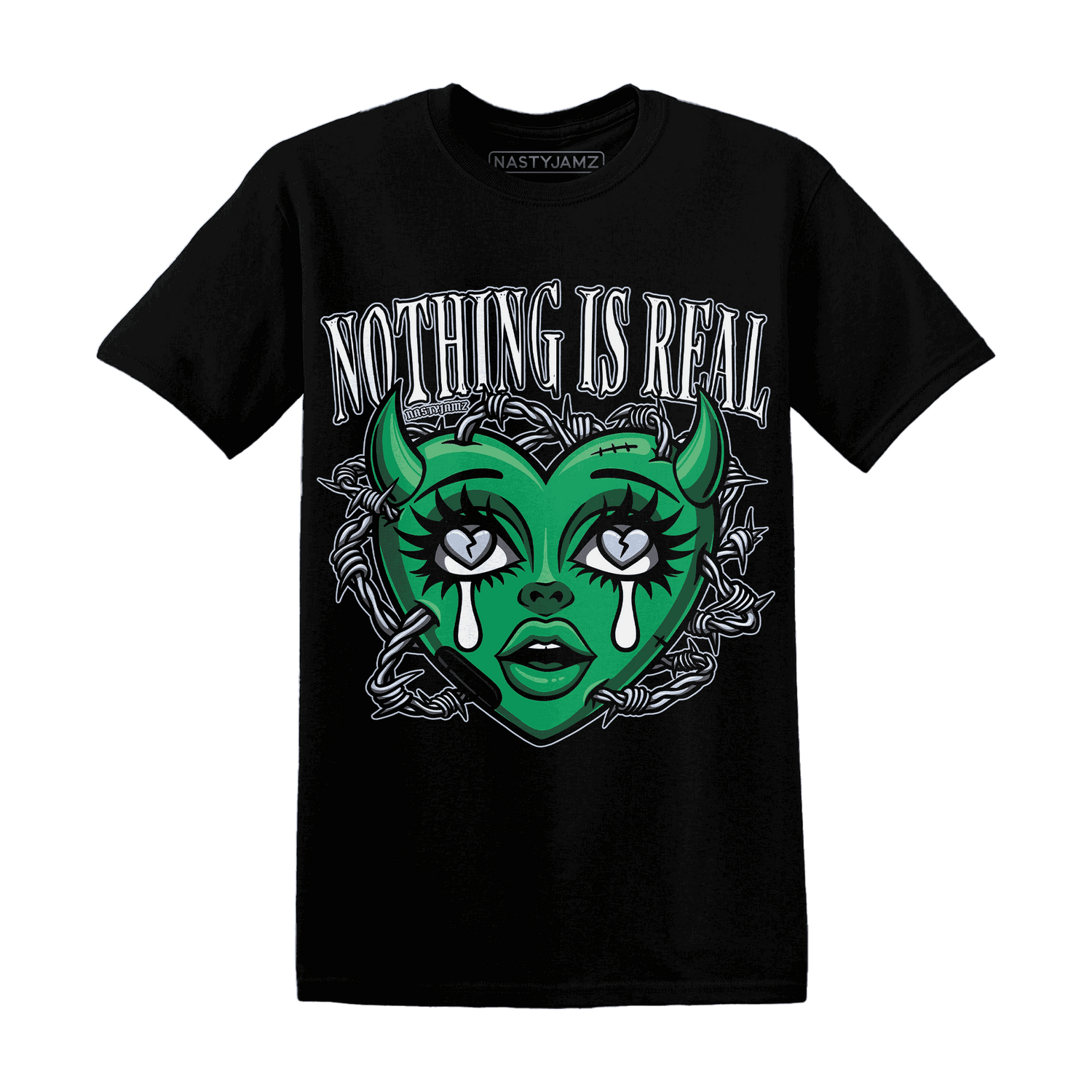 Lucky-Green-5s-T-Shirt-Match-Nothing-Is-Real