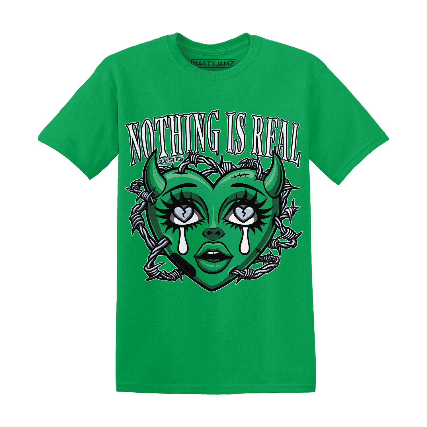 Lucky-Green-5s-T-Shirt-Match-Nothing-Is-Real