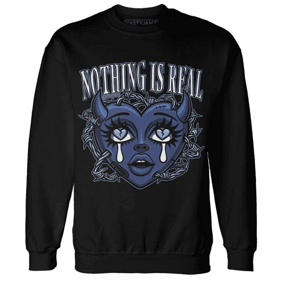 Midnight-Navy-5s-Sweatshirt-Match-Nothing-Is-Real