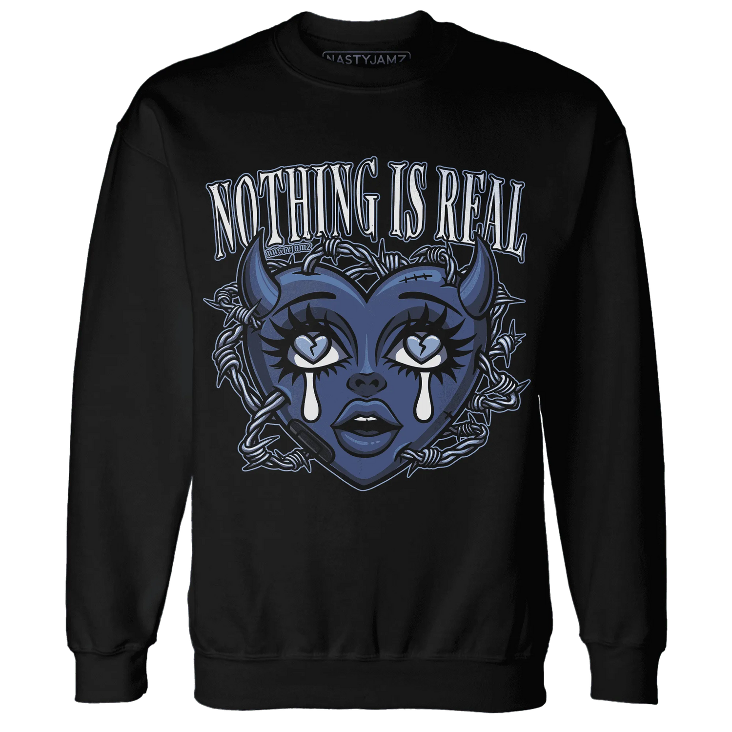 Midnight-Navy-5s-Sweatshirt-Match-Nothing-Is-Real