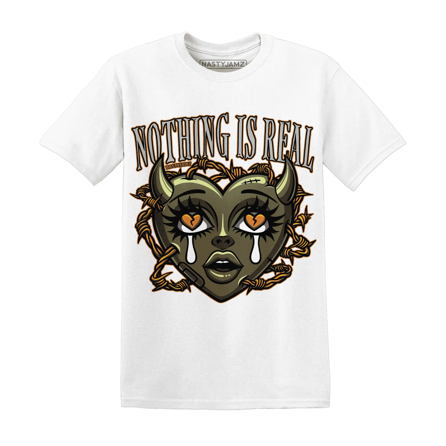 Olive-5s-T-Shirt-Match-Nothing-Is-Real