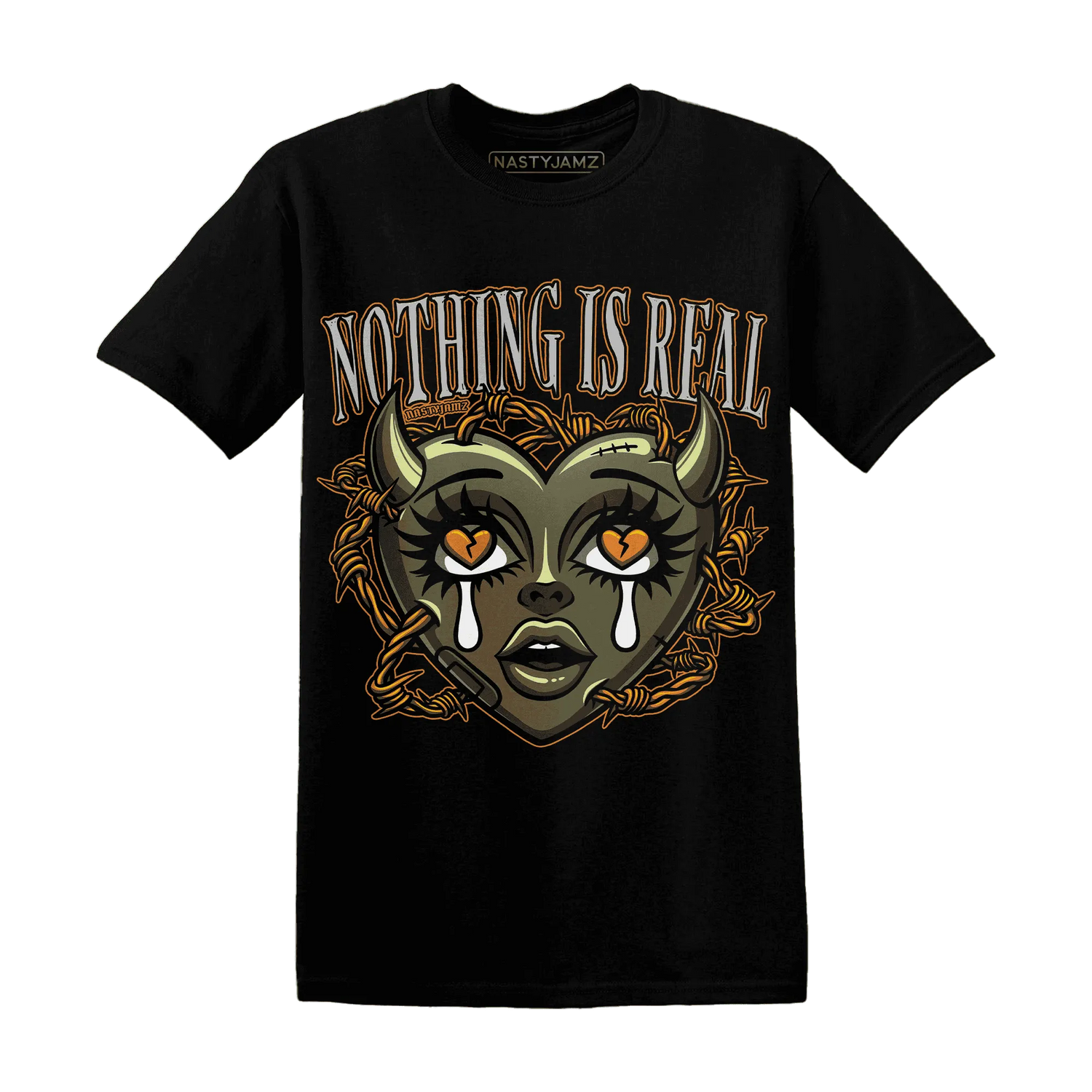 Olive-5s-T-Shirt-Match-Nothing-Is-Real