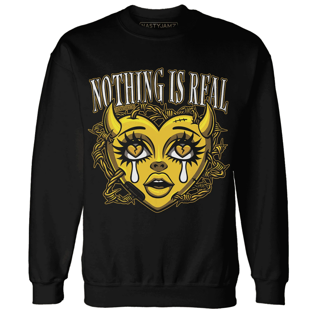 Yellow-Ochre-6s-Sweatshirt-Match-Nothing-Is-Real