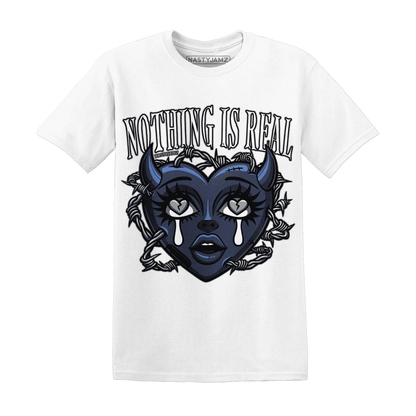 VaporMax-Plus-Midnight-Navy-White-Metallic-Silver-T-Shirt-Match-Nothing-Is-Real