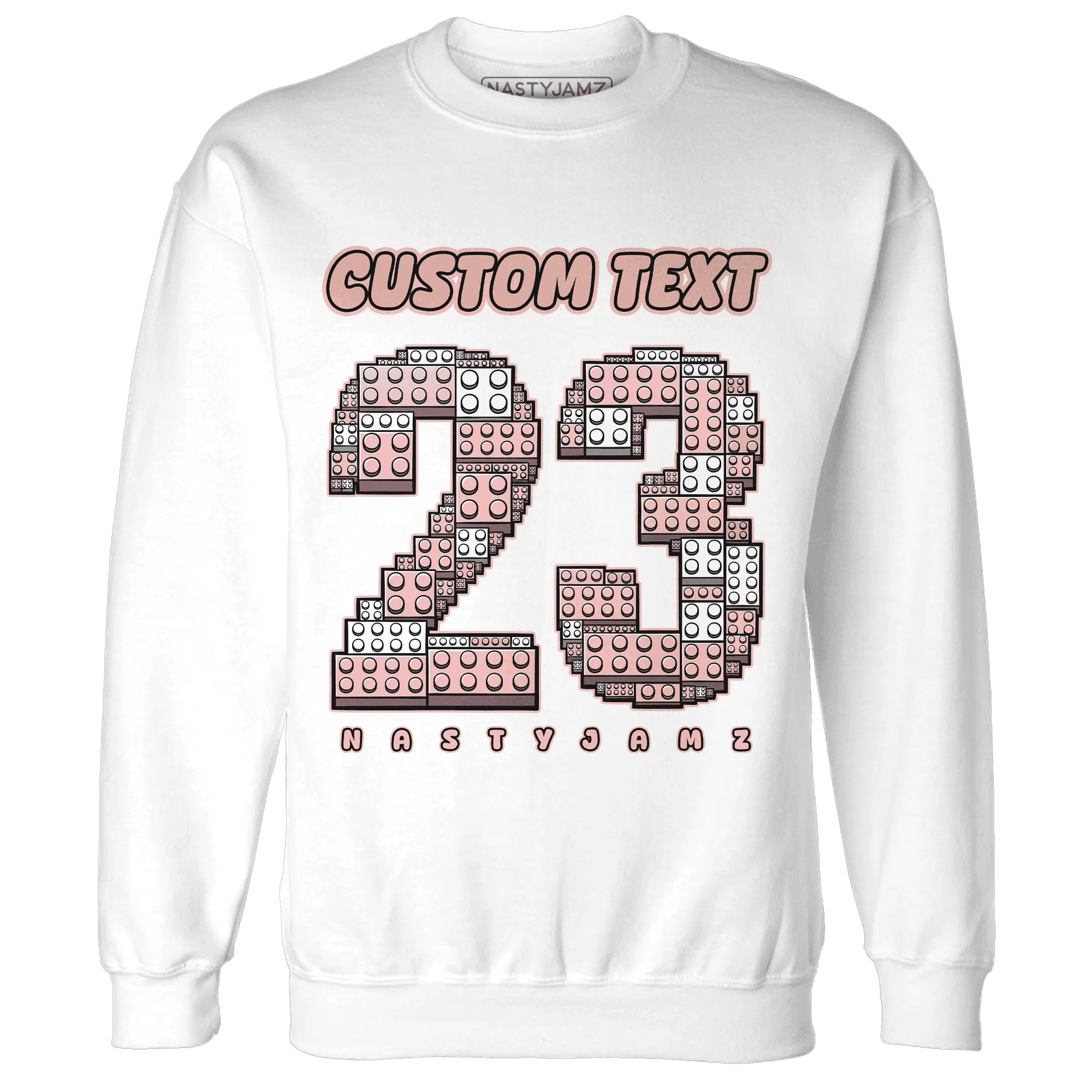 Low-Legend-Pink-11s-Sweatshirt-Match-Number-23-Lego