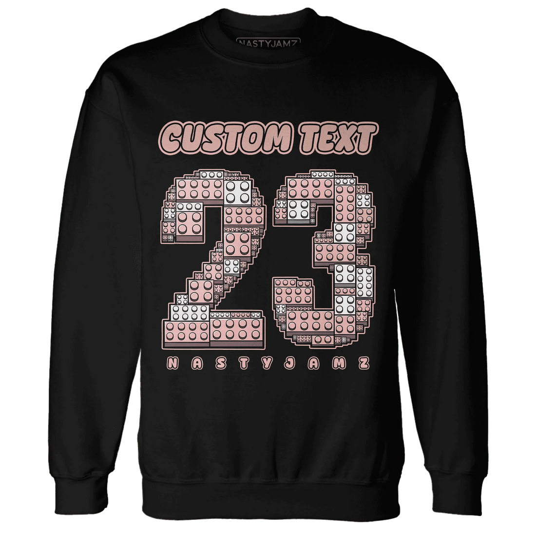 Low-Legend-Pink-11s-Sweatshirt-Match-Number-23-Lego