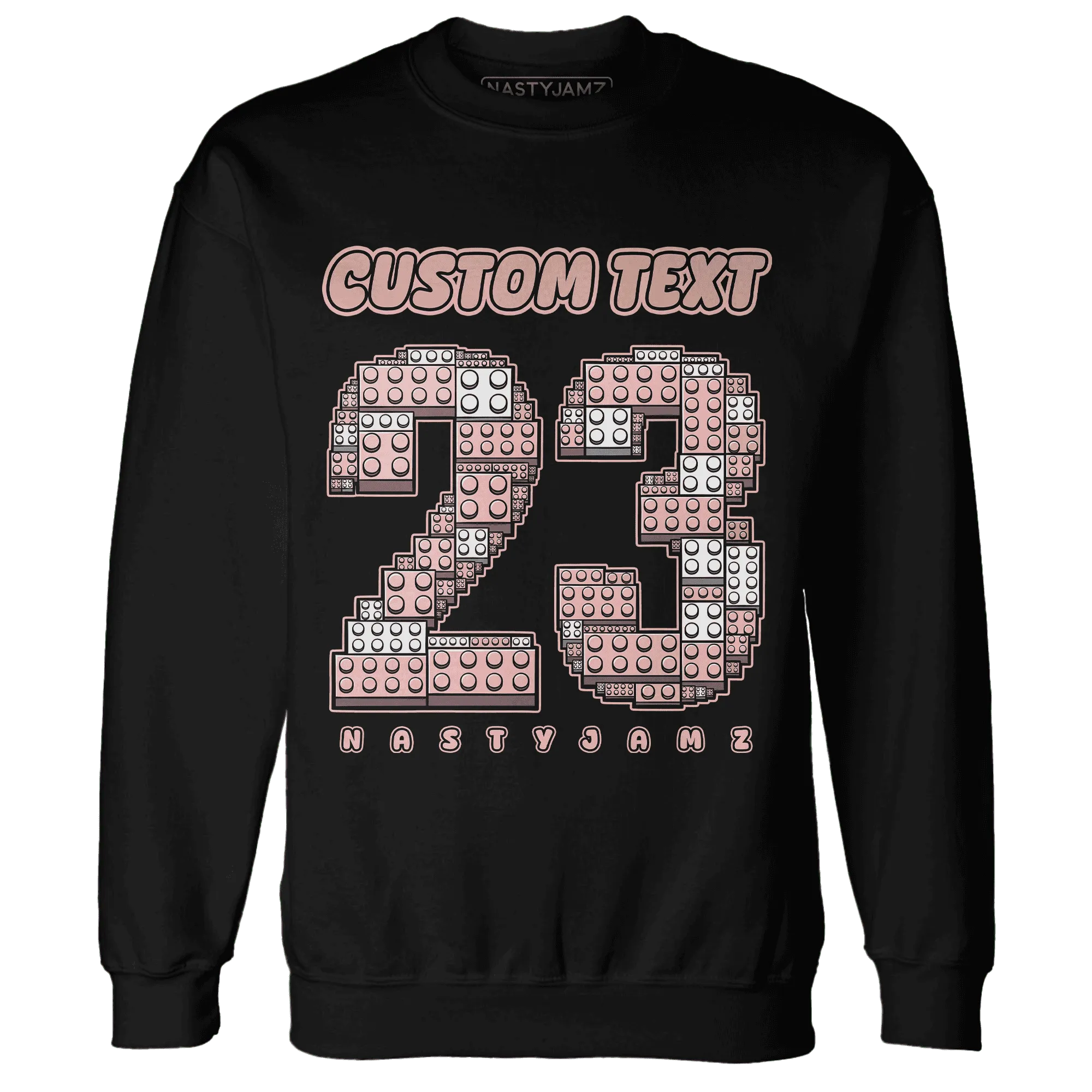 Low-Legend-Pink-11s-Sweatshirt-Match-Number-23-Lego