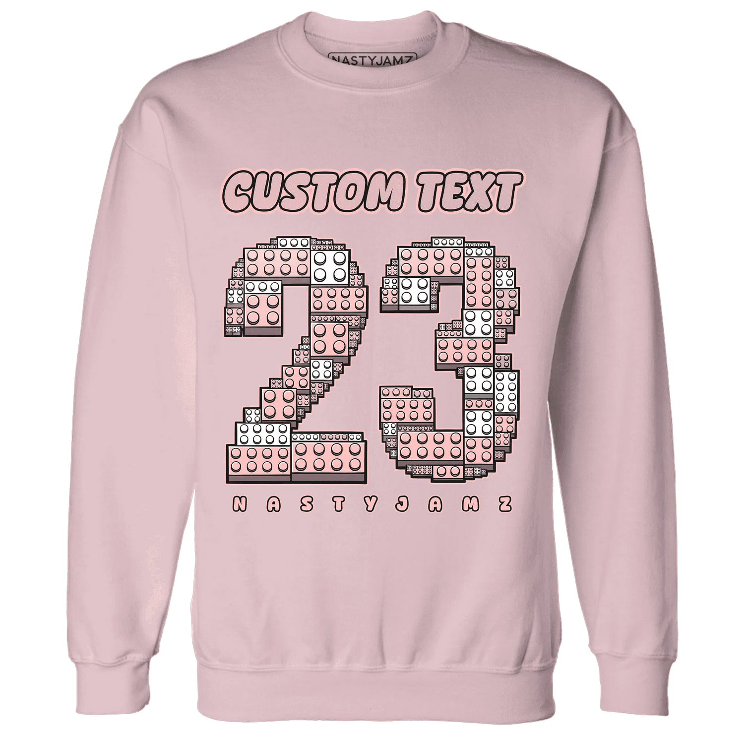 Low-Legend-Pink-11s-Sweatshirt-Match-Number-23-Lego