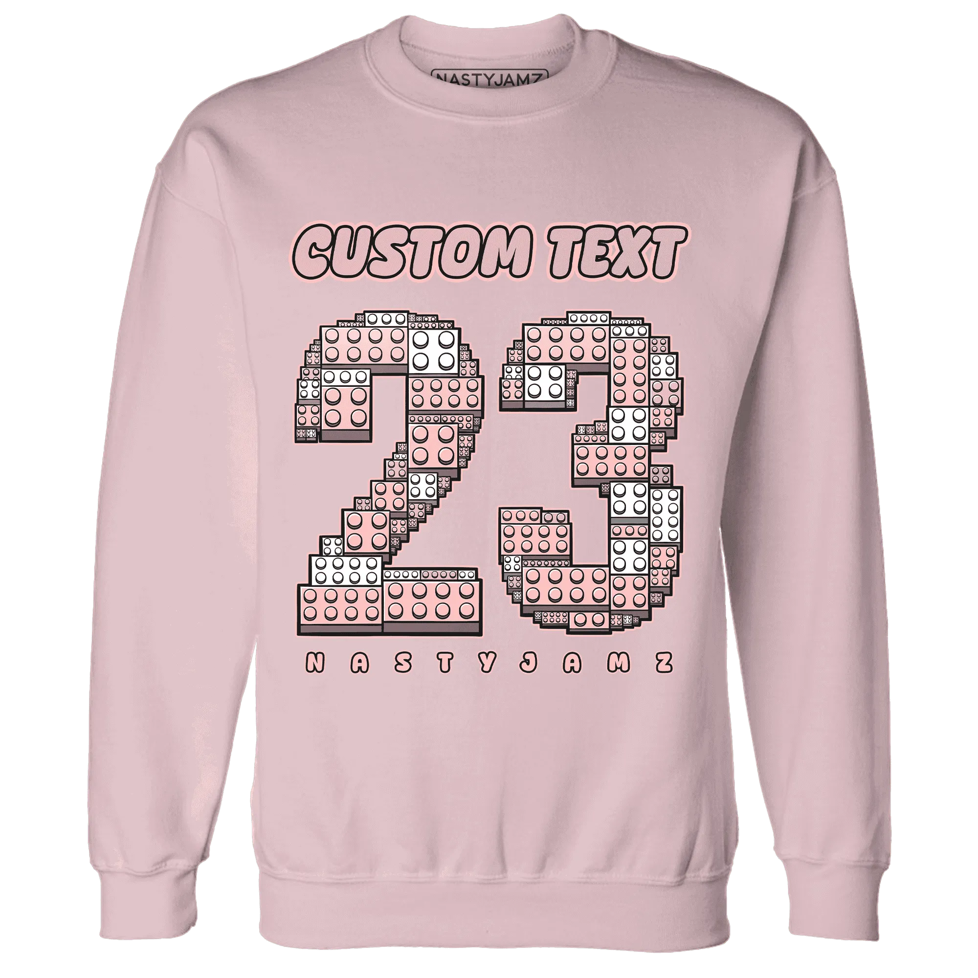 Low-Legend-Pink-11s-Sweatshirt-Match-Number-23-Lego