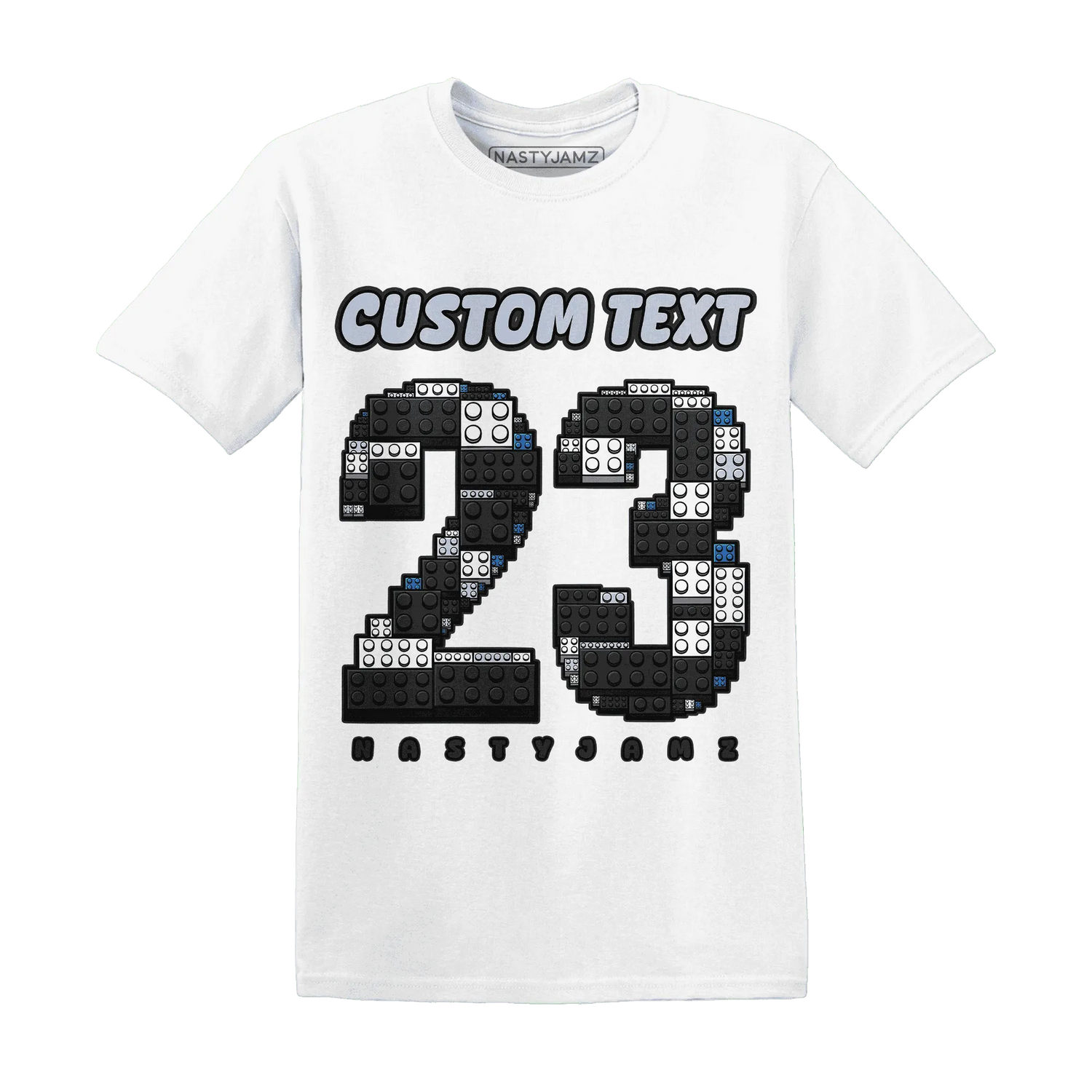 Low-Space-Jamz-11s-T-Shirt-Match-Number-23-Lego
