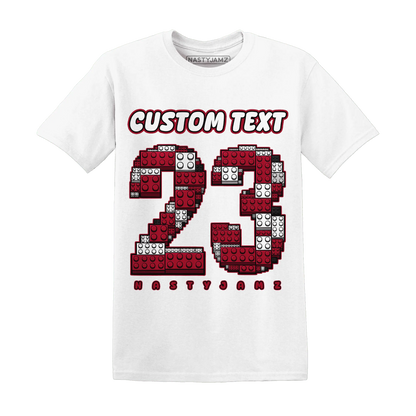 Retro-Red-Taxi-12s-T-Shirt-Match-Number-23-Lego