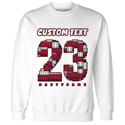 Retro-Red-Taxi-12s-Sweatshirt-Match-Number-23-Lego