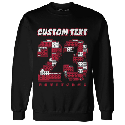 Retro-Red-Taxi-12s-Sweatshirt-Match-Number-23-Lego