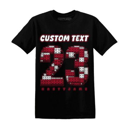 Retro-Red-Taxi-12s-T-Shirt-Match-Number-23-Lego