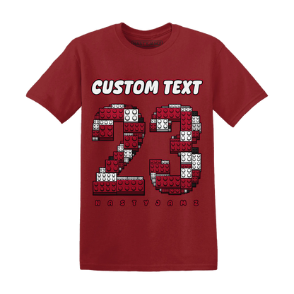 Retro-Red-Taxi-12s-T-Shirt-Match-Number-23-Lego