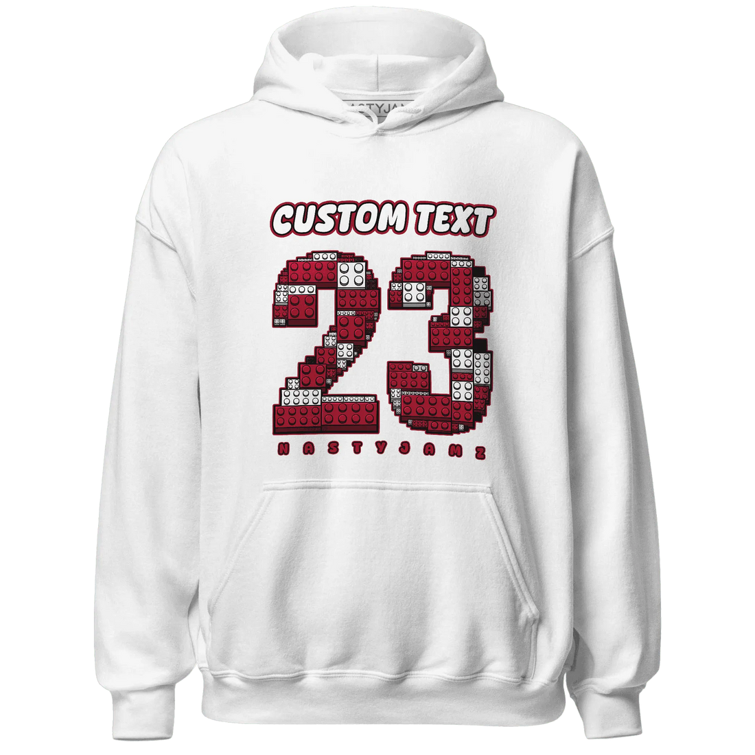 Retro-Red-Taxi-12s-Hoodie-Match-Number-23-Lego