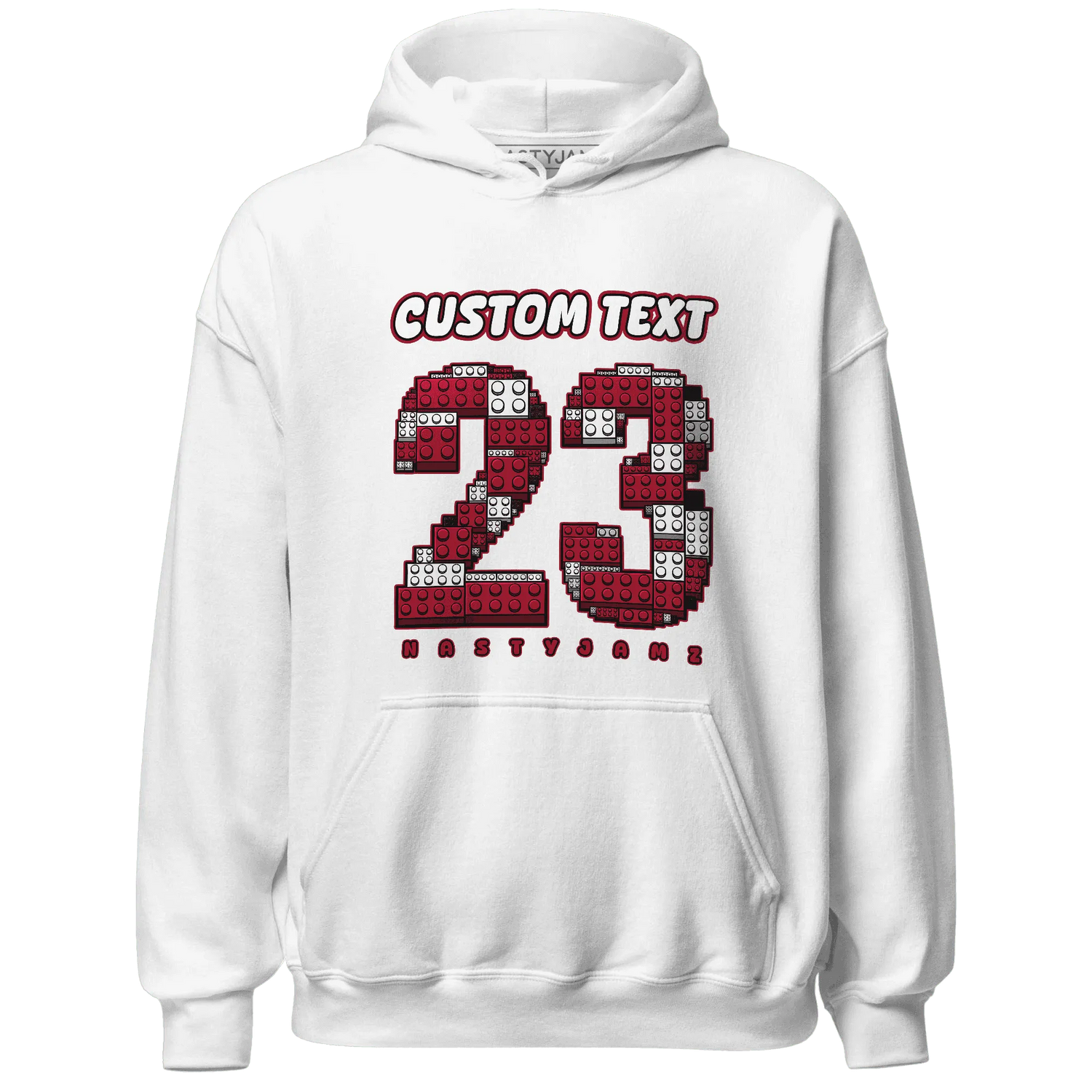 Retro-Red-Taxi-12s-Hoodie-Match-Number-23-Lego