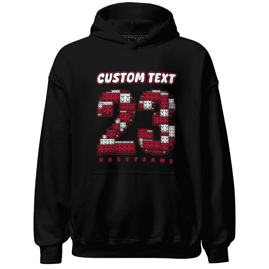 Retro-Red-Taxi-12s-Hoodie-Match-Number-23-Lego