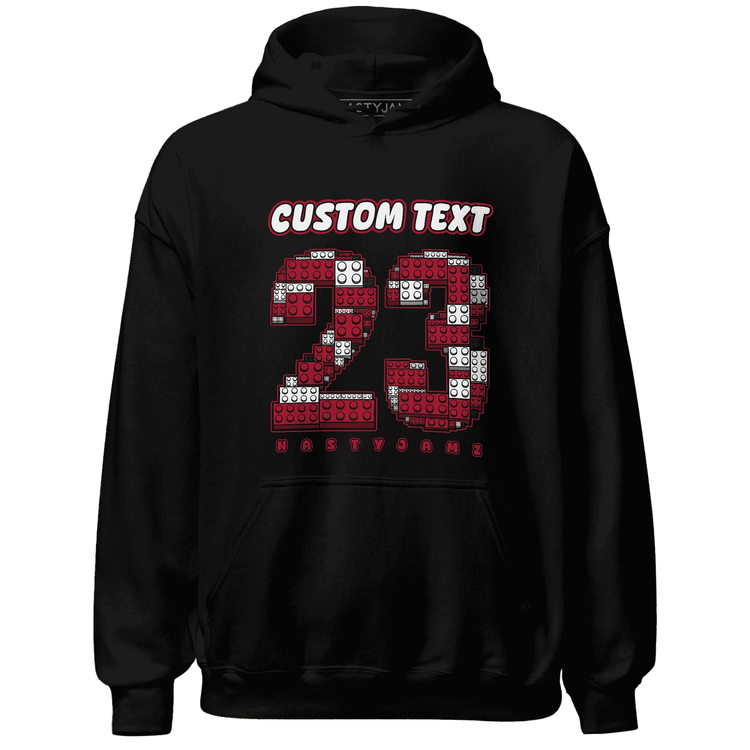 Retro-Red-Taxi-12s-Hoodie-Match-Number-23-Lego