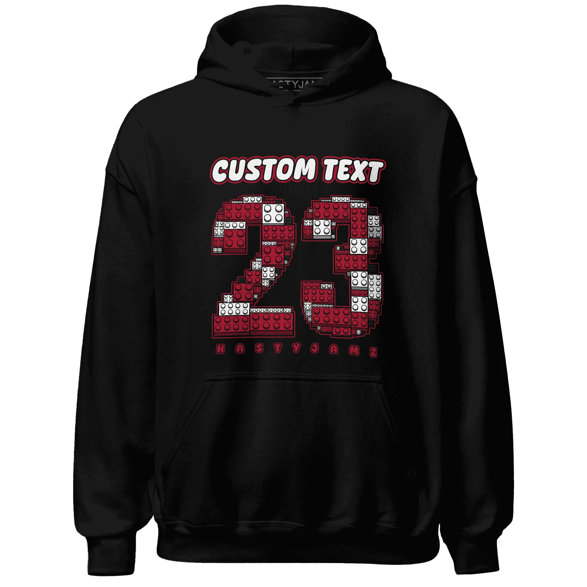 Retro-Red-Taxi-12s-Hoodie-Match-Number-23-Lego