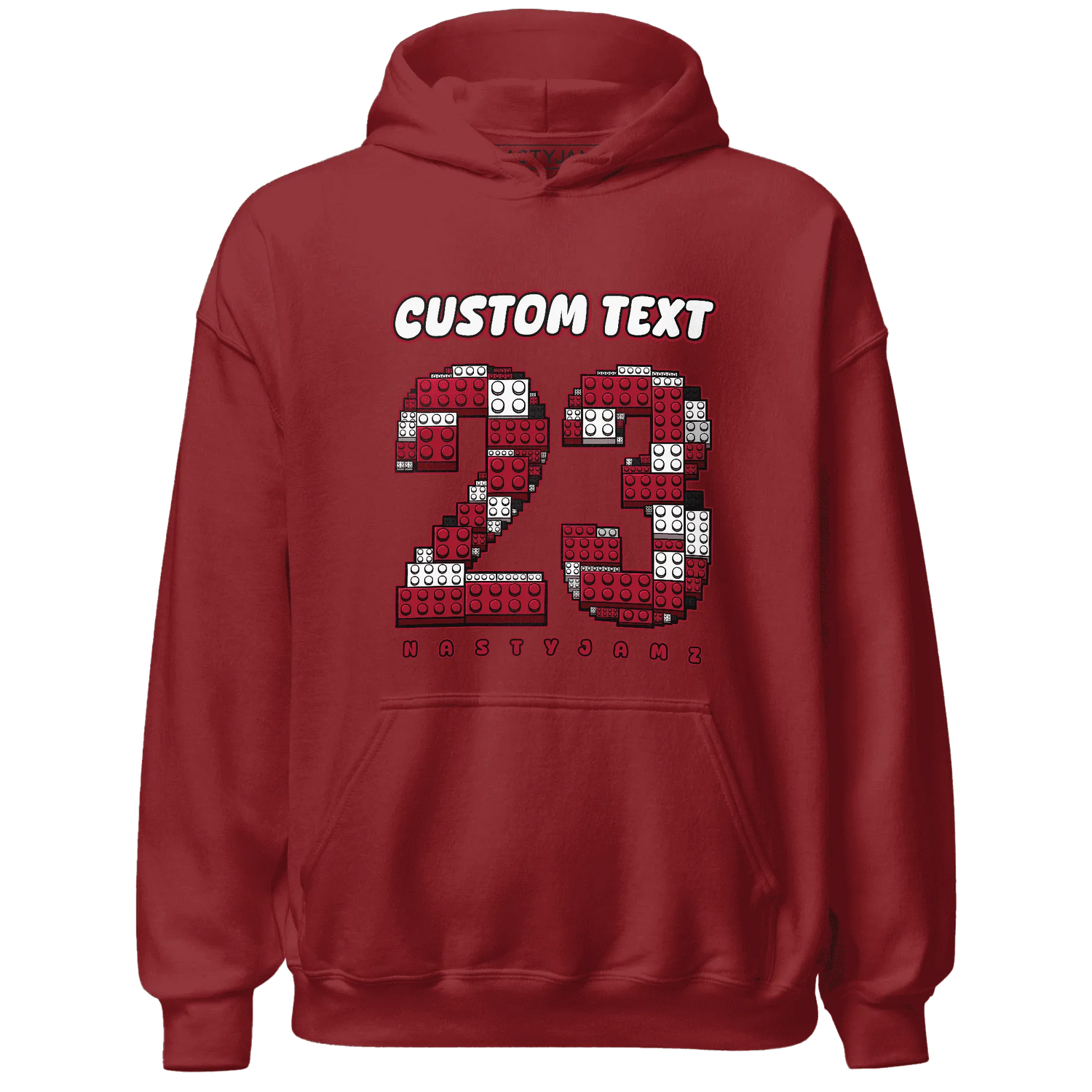 Retro-Red-Taxi-12s-Hoodie-Match-Number-23-Lego