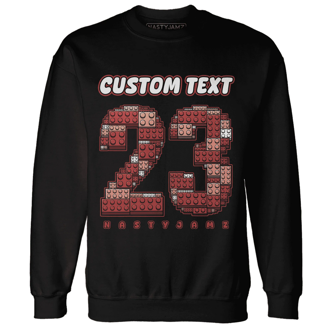 Dune-Red-13s-Sweatshirt-Match-Number-23-Lego
