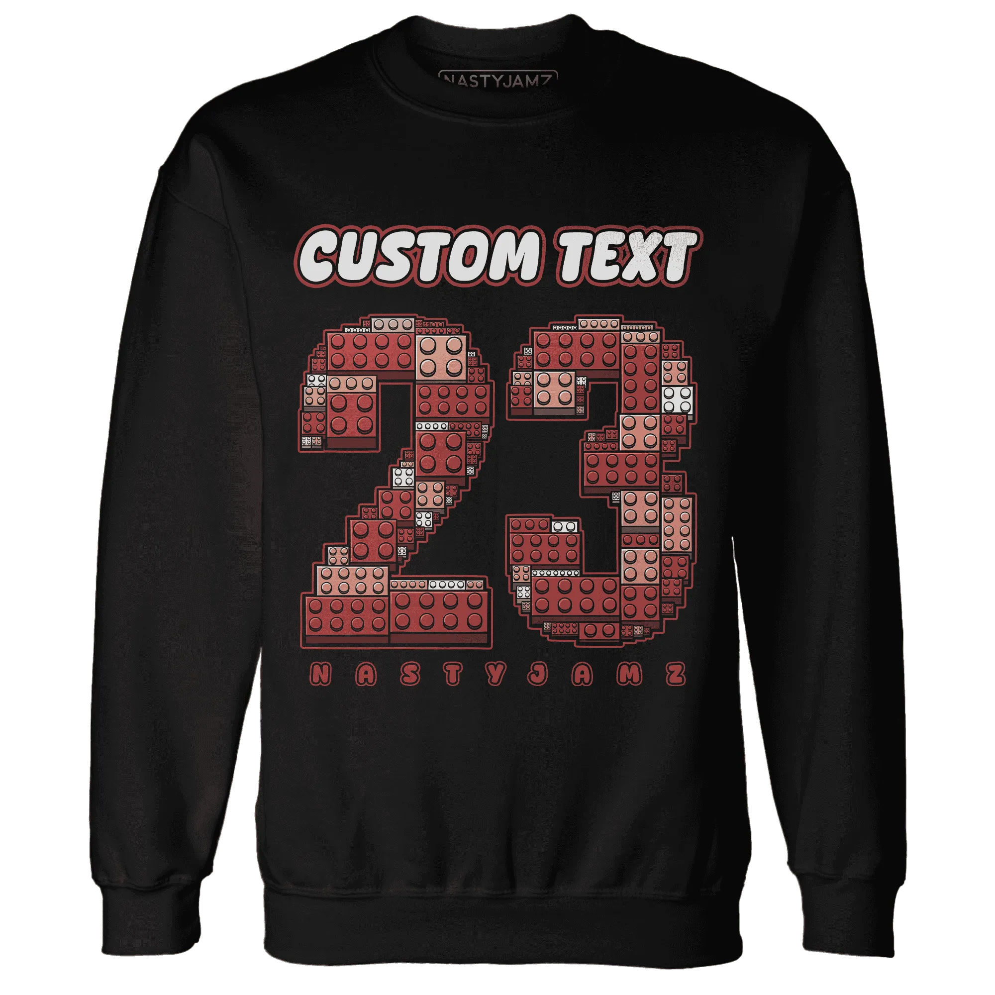 Dune-Red-13s-Sweatshirt-Match-Number-23-Lego