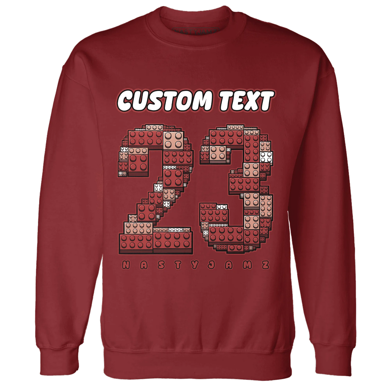 Dune-Red-13s-Sweatshirt-Match-Number-23-Lego