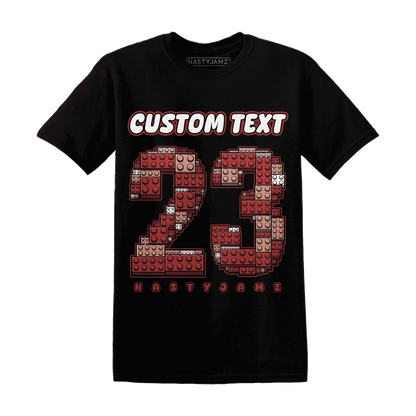 Dune-Red-13s-T-Shirt-Match-Number-23-Lego