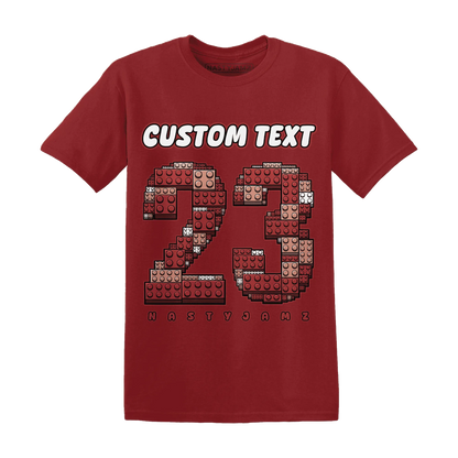 Dune-Red-13s-T-Shirt-Match-Number-23-Lego