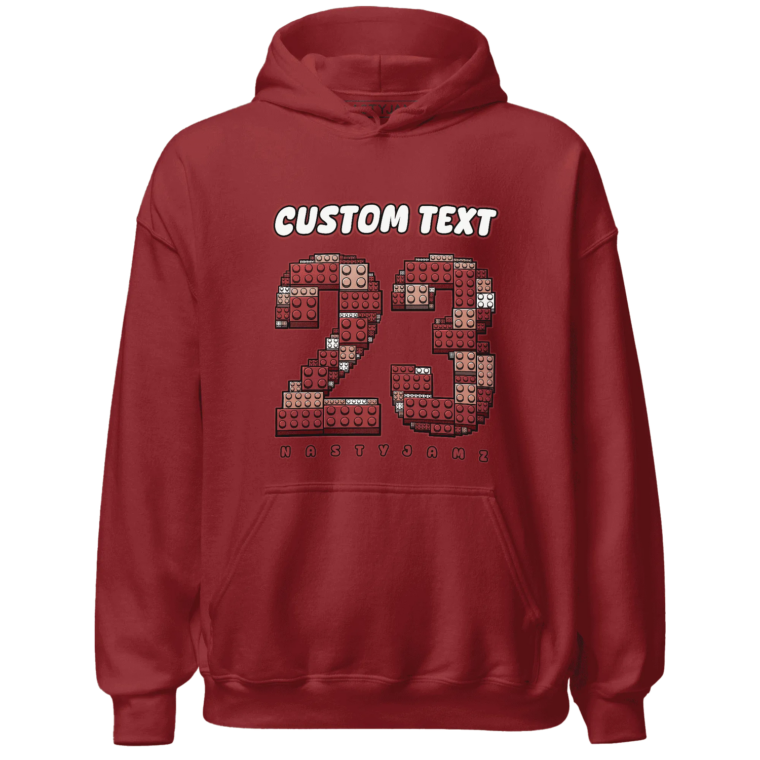 Dune-Red-13s-Hoodie-Match-Number-23-Lego
