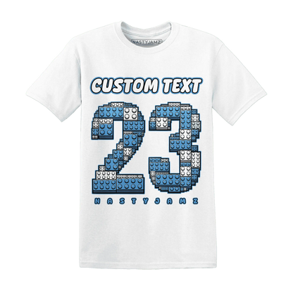 Carolina-Blue-Univercitii-17s-NastyJamz-T-Shirt-Match-Number-23-Lego
