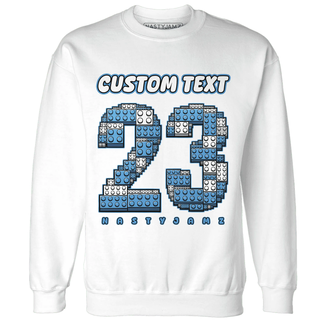 Carolina-Blue-Univercitii-17s-NastyJamz-Sweatshirt-Match-Number-23-Lego