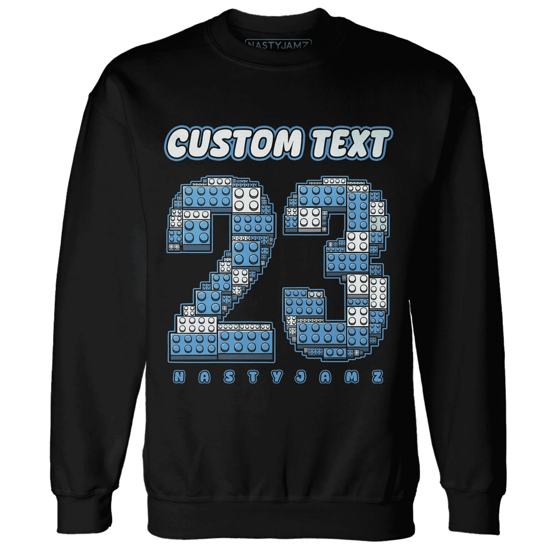Carolina-Blue-Univercitii-17s-NastyJamz-Sweatshirt-Match-Number-23-Lego