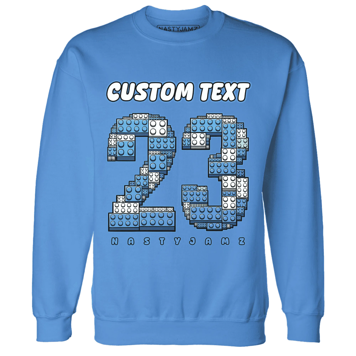 Carolina-Blue-Univercitii-17s-NastyJamz-Sweatshirt-Match-Number-23-Lego