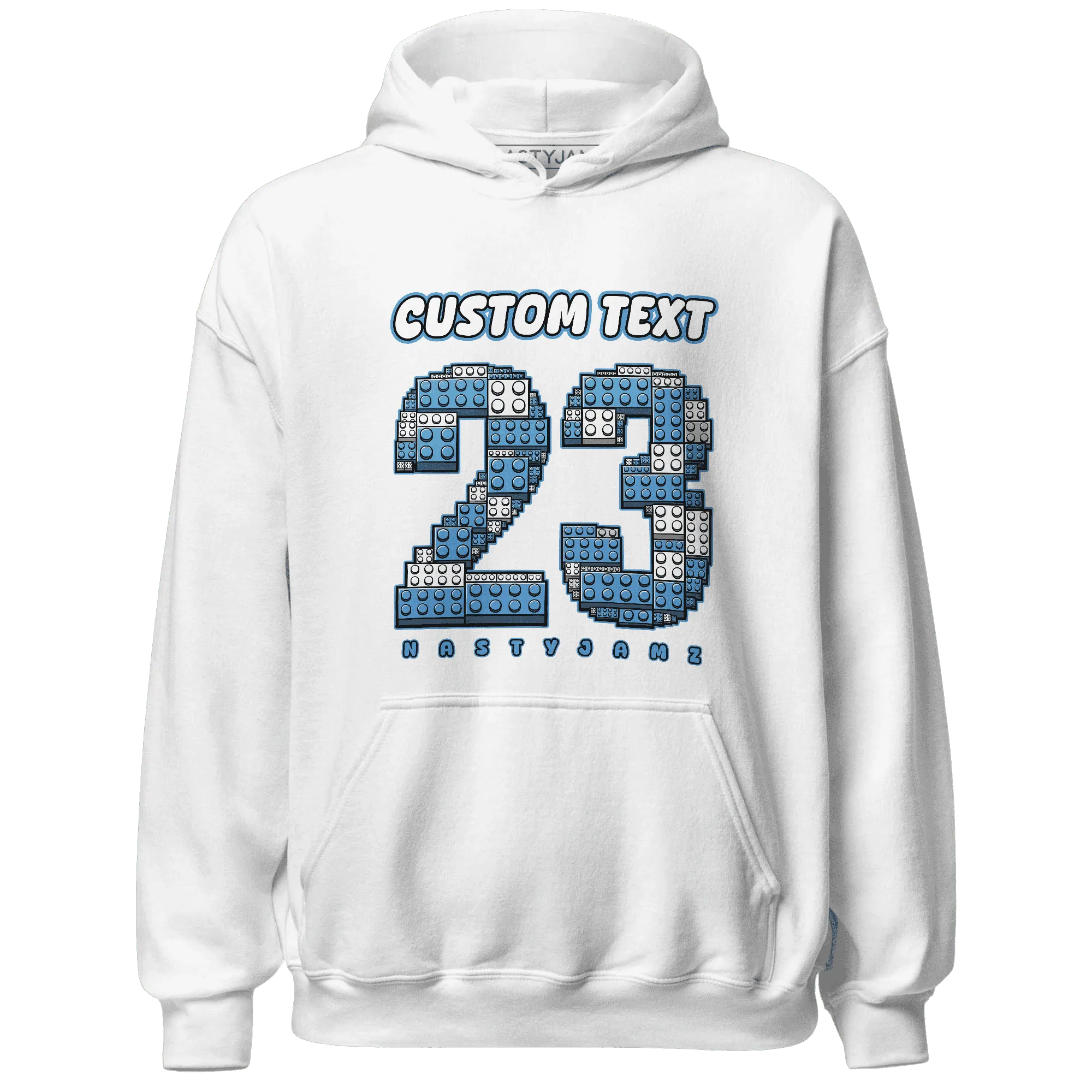 Carolina-Blue-Univercitii-17s-NastyJamz-Hoodie-Match-Number-23-Lego