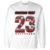 Black-Toe-Reimagined-Red-White-1s-NastyJamz-Sweatshirt-Match-Number-23-Lego