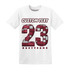 High-87-Metallic-Burgundy-1s-T-Shirt-Match-Number-23-Lego