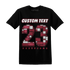 High-87-Metallic-Burgundy-1s-T-Shirt-Match-Number-23-Lego