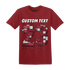 High-87-Metallic-Burgundy-1s-T-Shirt-Match-Number-23-Lego