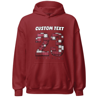 High-87-Metallic-Burgundy-1s-Hoodie-Match-Number-23-Lego