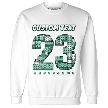 High-OG-Green-Glow-1s-Sweatshirt-Match-Number-23-Lego