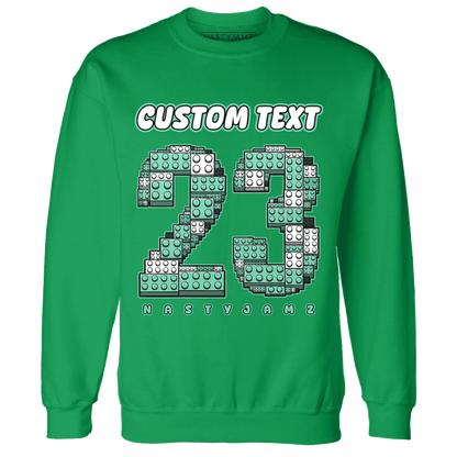 High-OG-Green-Glow-1s-Sweatshirt-Match-Number-23-Lego