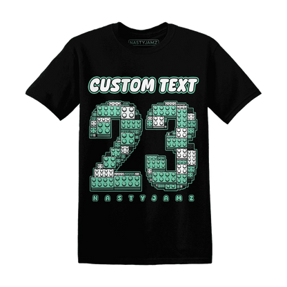 High-OG-Green-Glow-1s-T-Shirt-Match-Number-23-Lego