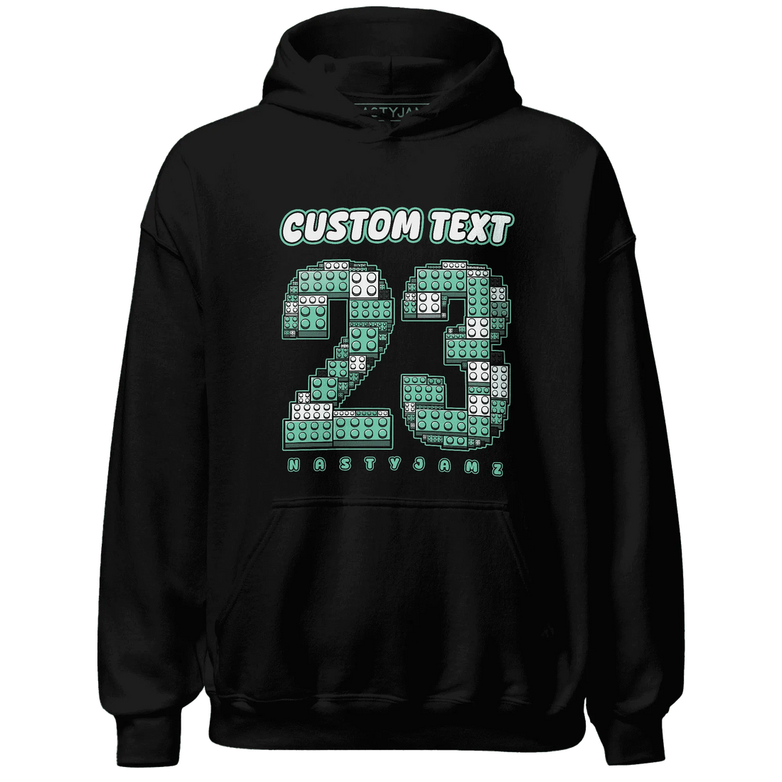 High-OG-Green-Glow-1s-Hoodie-Match-Number-23-Lego