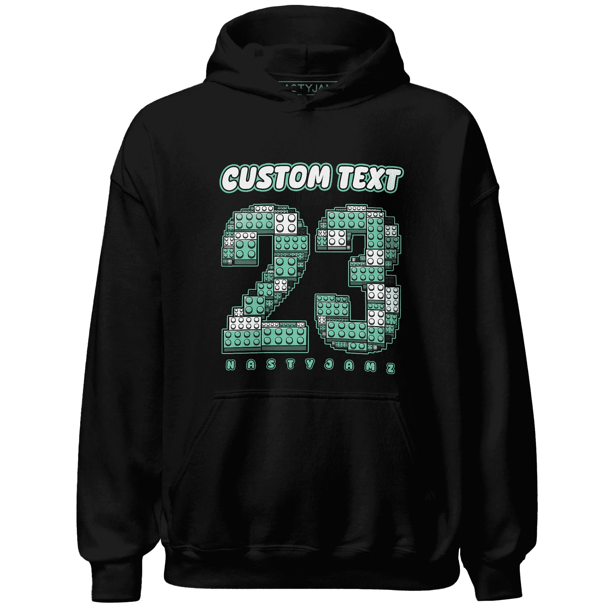 High-OG-Green-Glow-1s-Hoodie-Match-Number-23-Lego