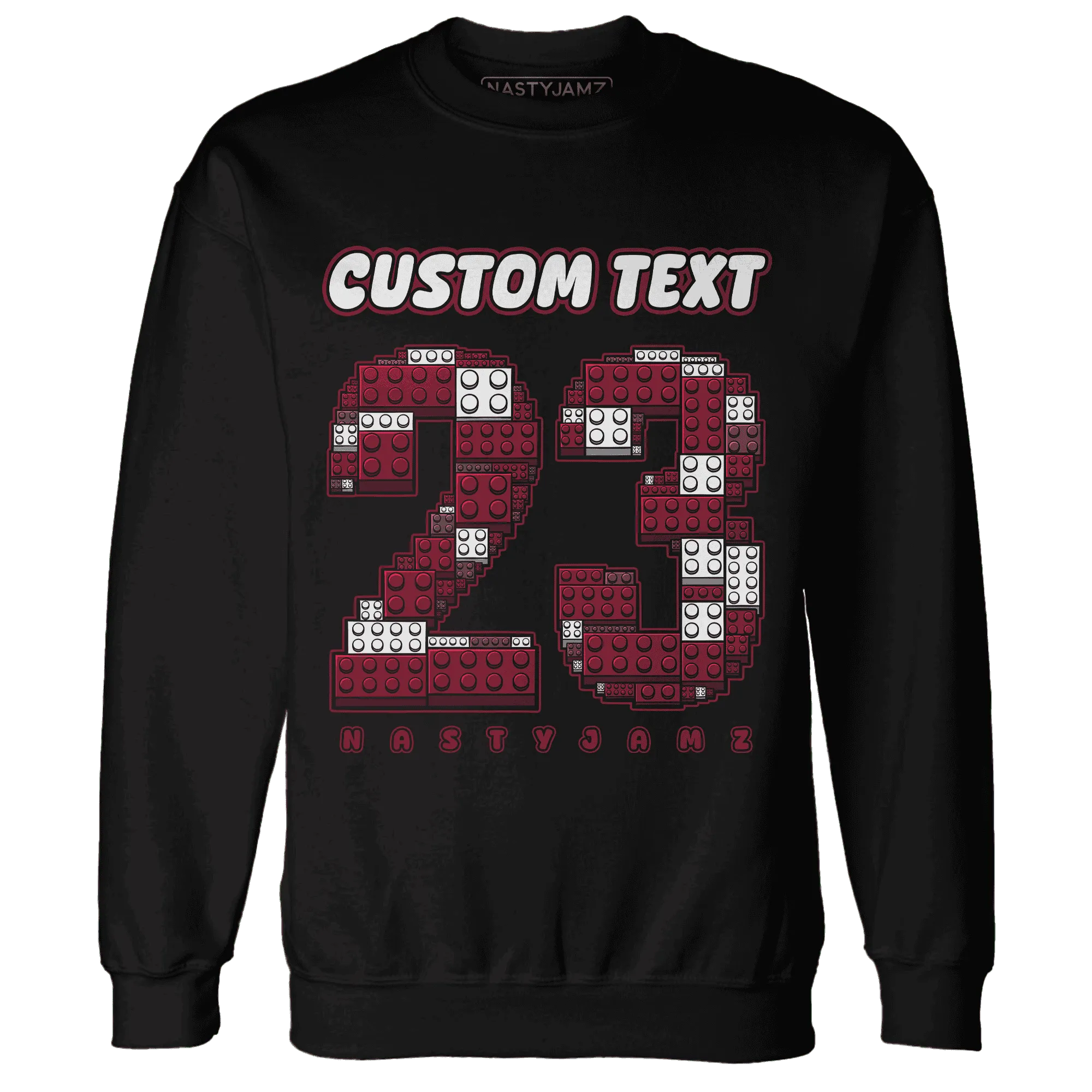 High-White-Team-Red-1s-Sweatshirt-Match-Number-23-Lego