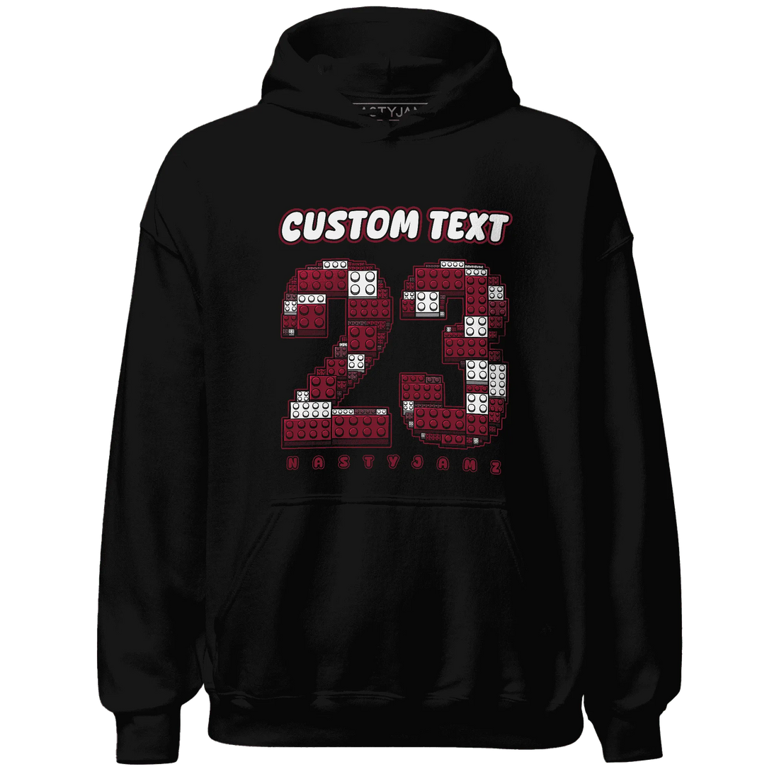 High-White-Team-Red-1s-Hoodie-Match-Number-23-Lego