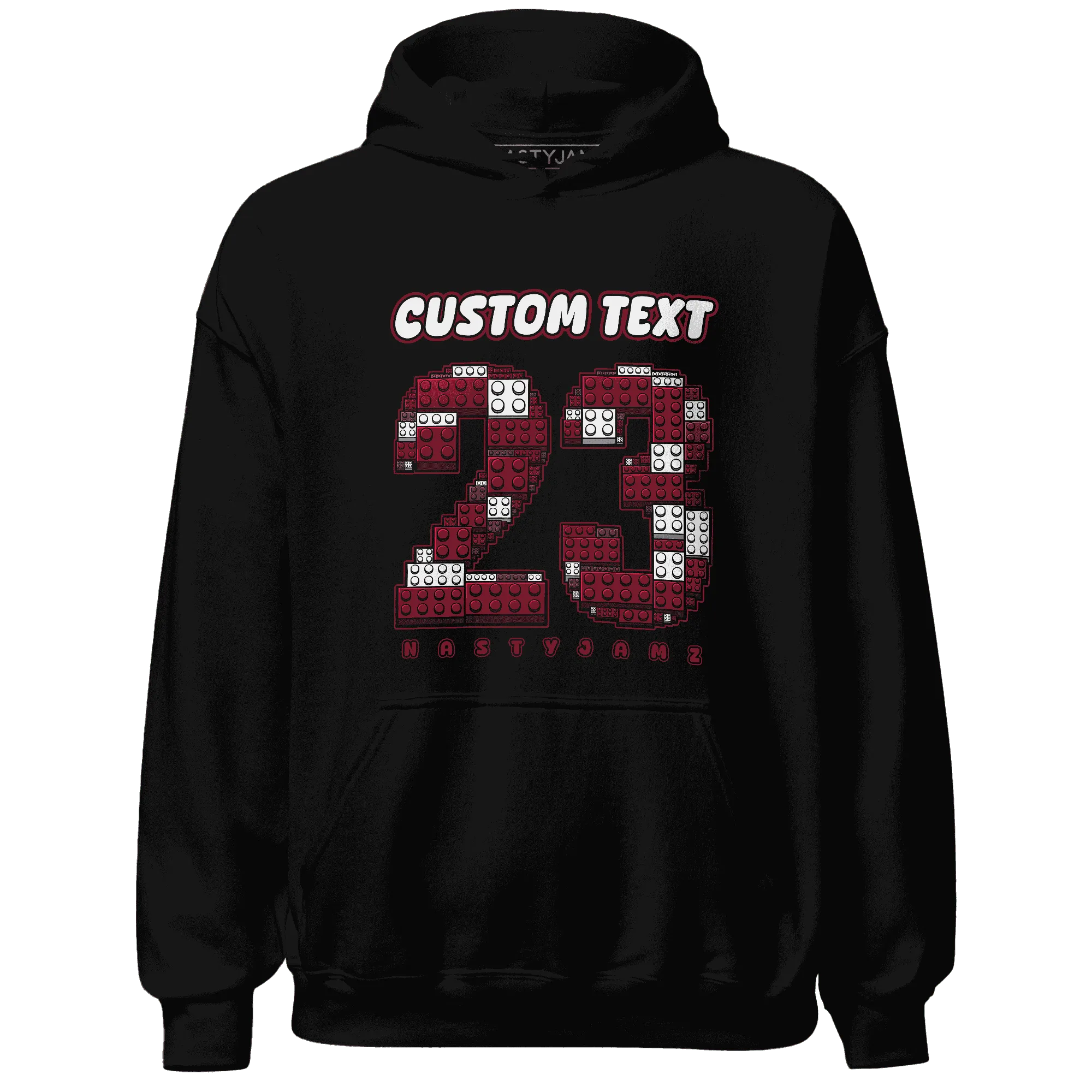 High-White-Team-Red-1s-Hoodie-Match-Number-23-Lego
