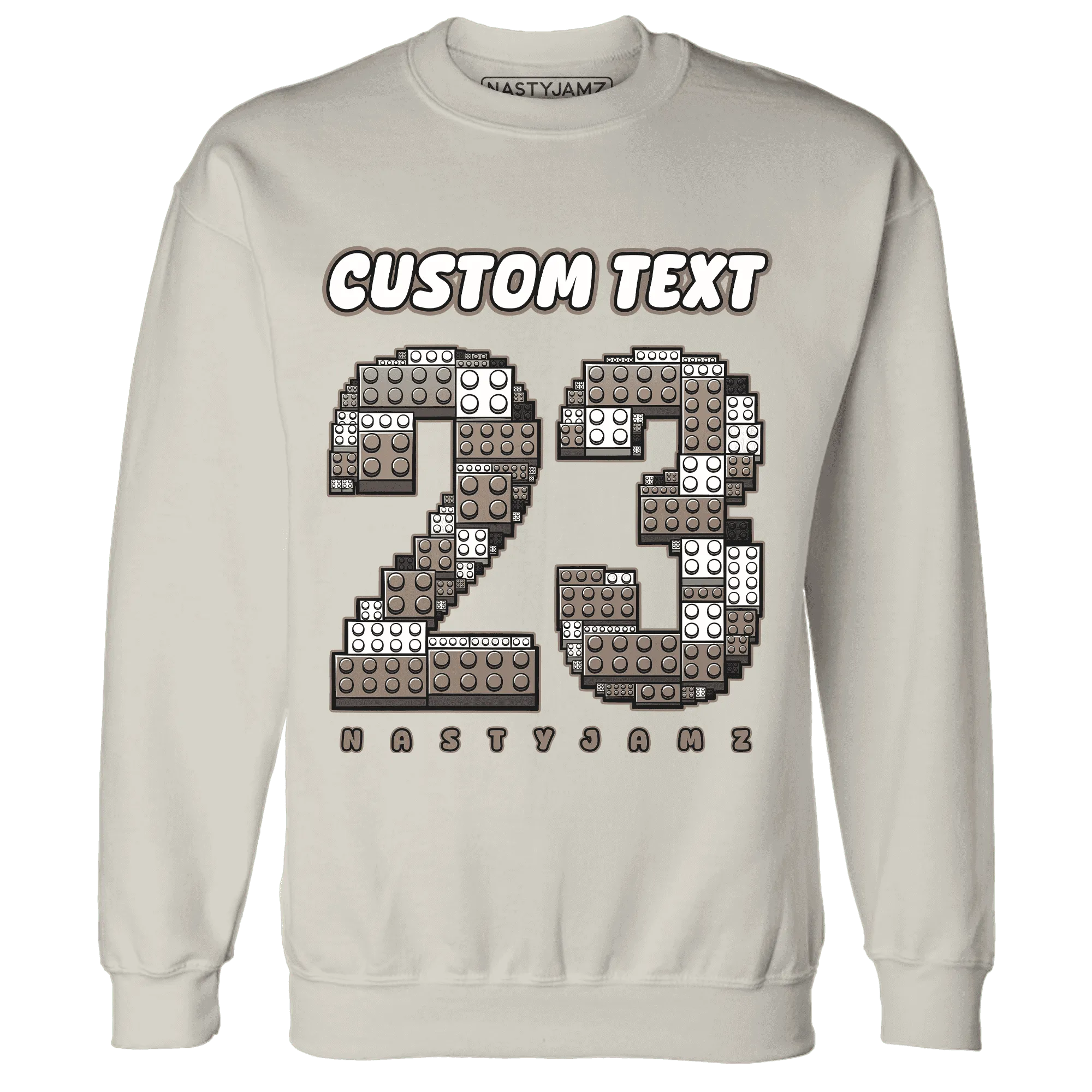 Low-Mocha-1s-NastyJamz-Sweatshirt-Match-Number-23-Lego